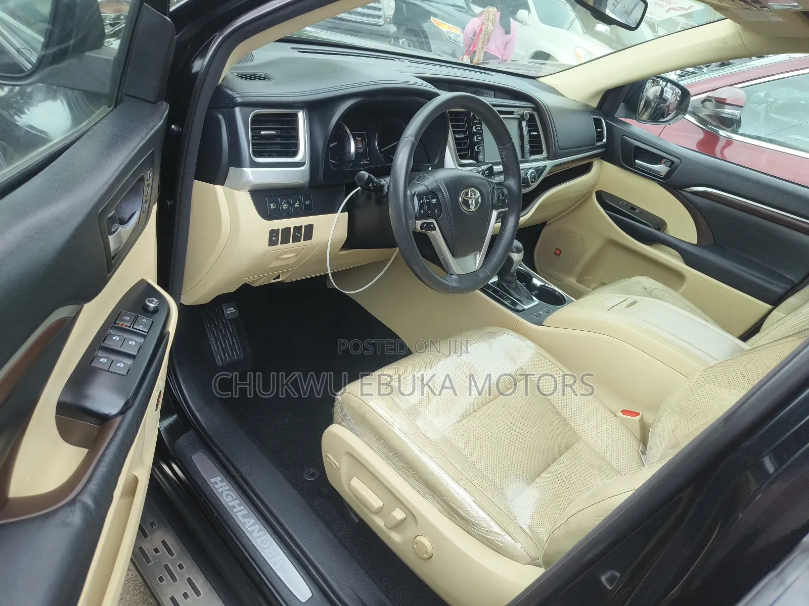 Toyota Highlander Limited V6 4x4 (3.5L 6cyl 6A) 2016 Black