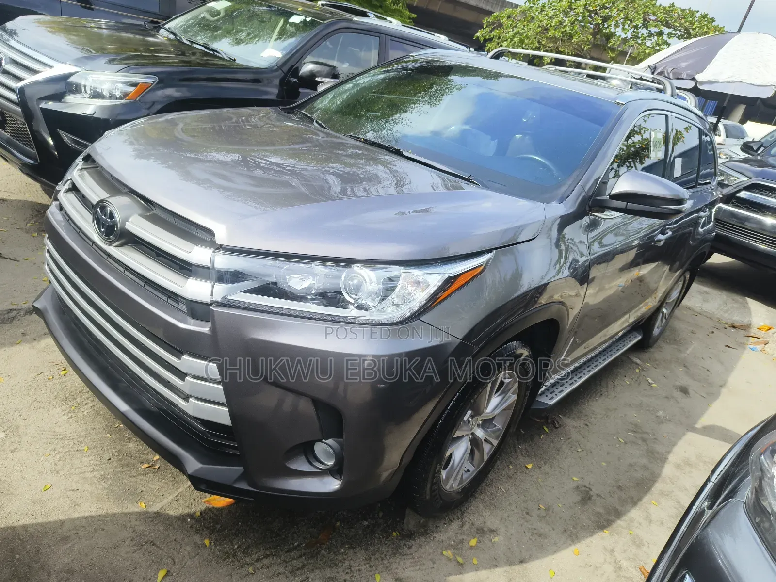 Toyota Highlander XLE V6 4x4 (3.5L 6cyl 6A) 2016 Gray