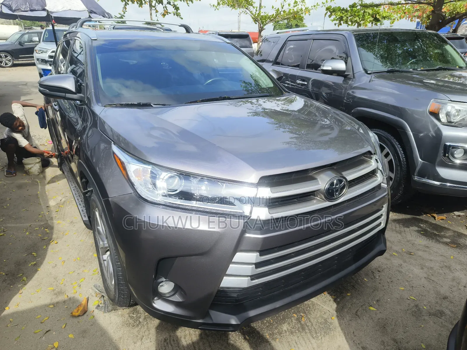 Toyota Highlander XLE V6 4x4 (3.5L 6cyl 6A) 2016 Gray