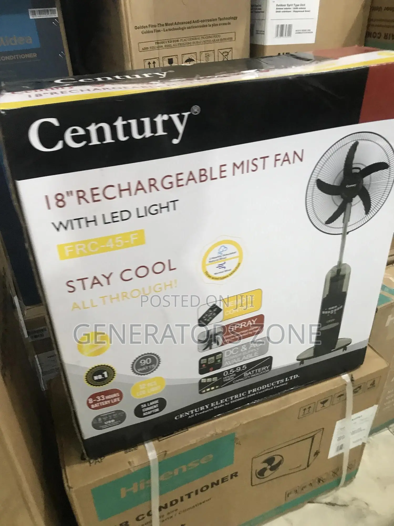 Stay Cool and Collected: The Century Mist Fan"