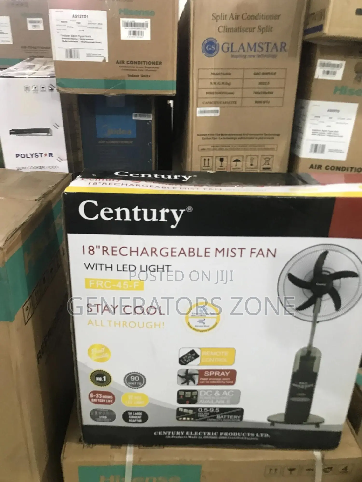 "Where Comfort Meets Innovation: Century Mist Fan"