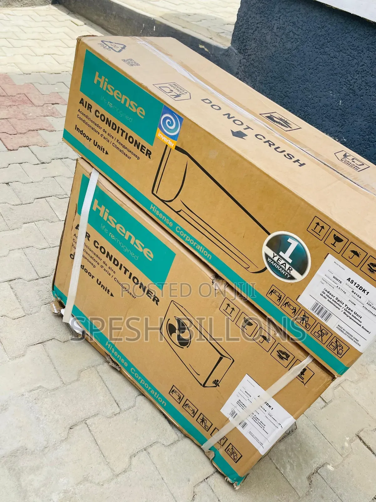 Brand New 1.5hp Hisense Inverter Split Ac Energy Saving