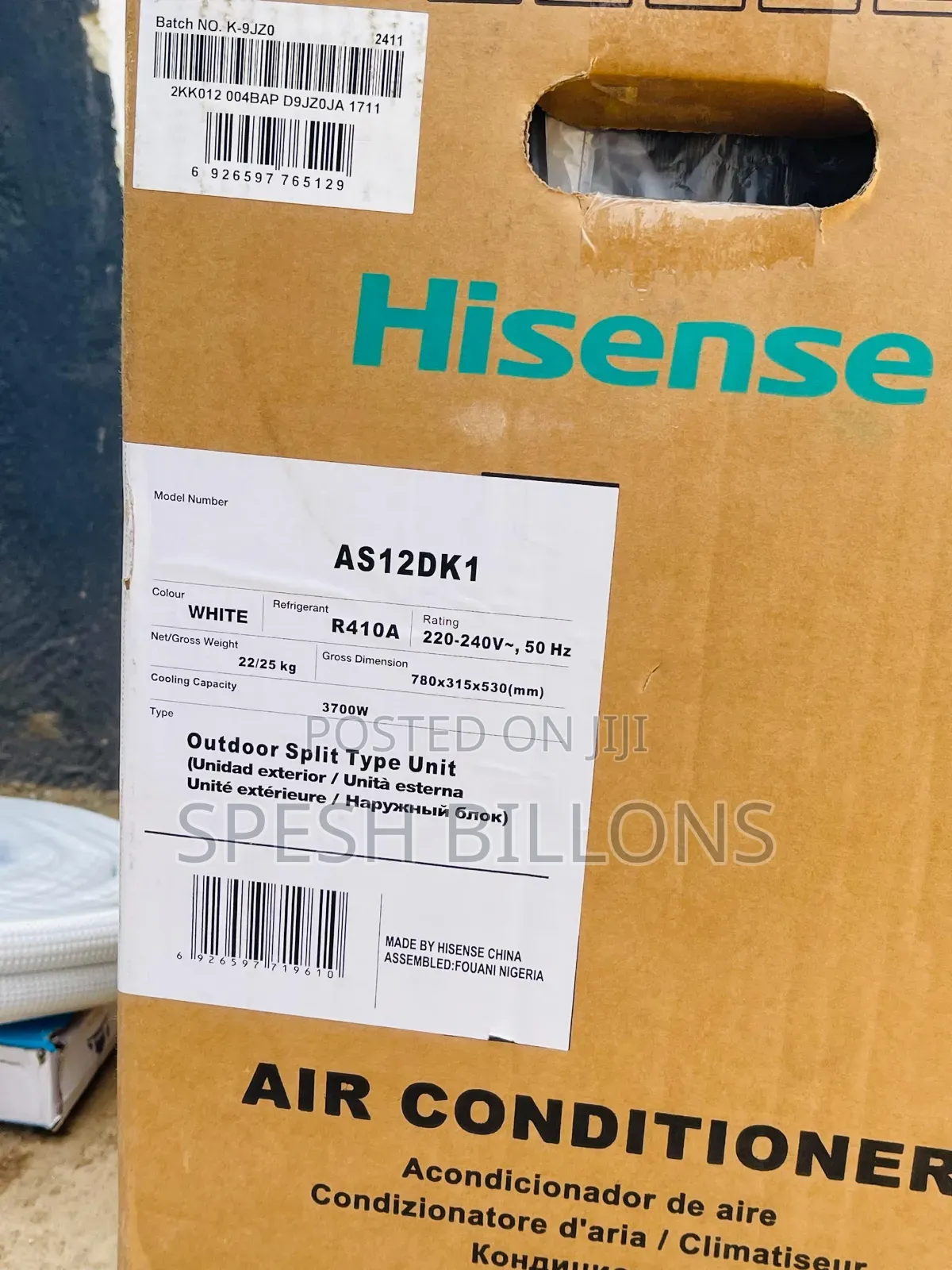 Brand New 1.5hp Hisense Inverter Split Ac Energy Saving