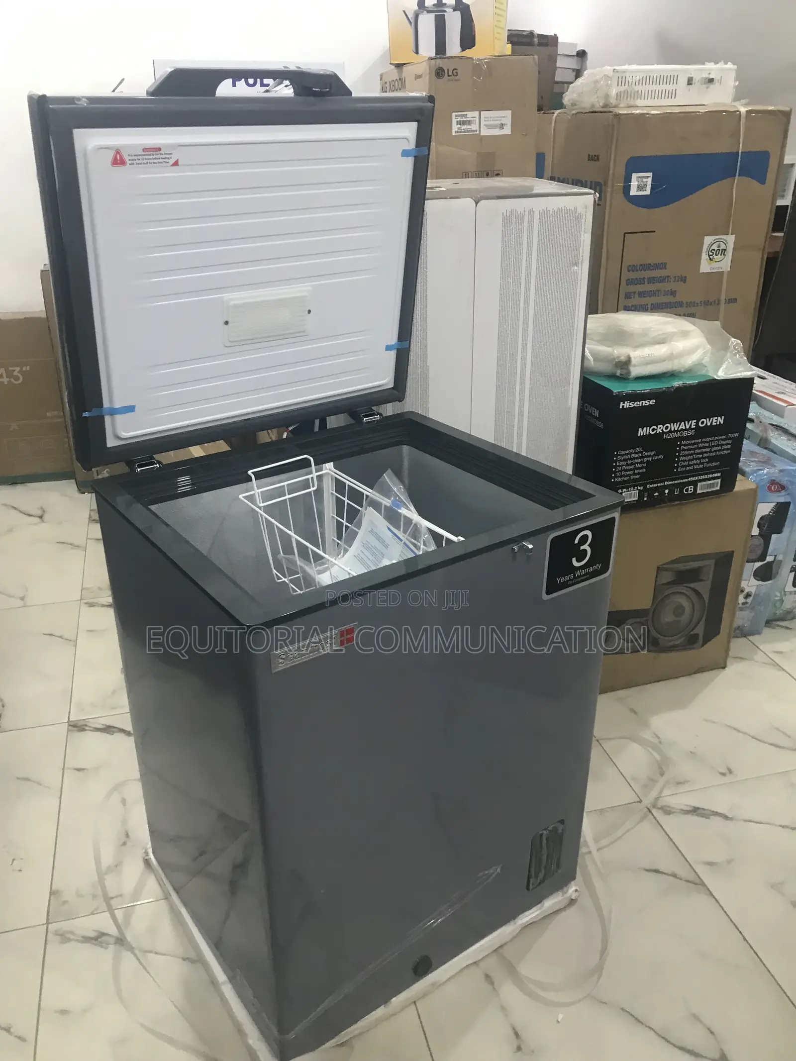 Scanfrost 150l (Sfl151 Eco) Feature-Rich Chest Freezer