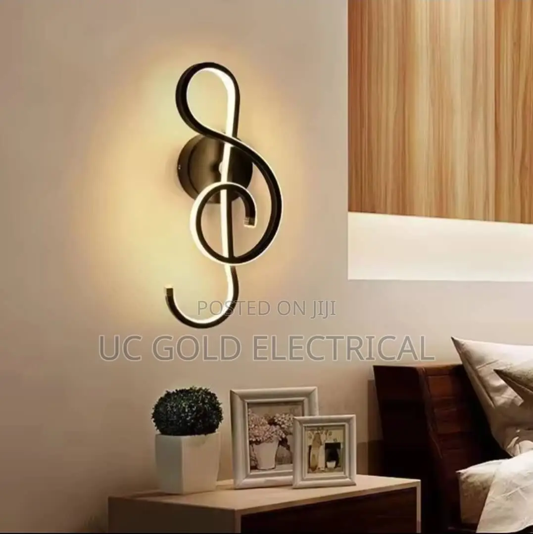Modern Led Wall Lamp Note Wall Sconce for Bedroom
