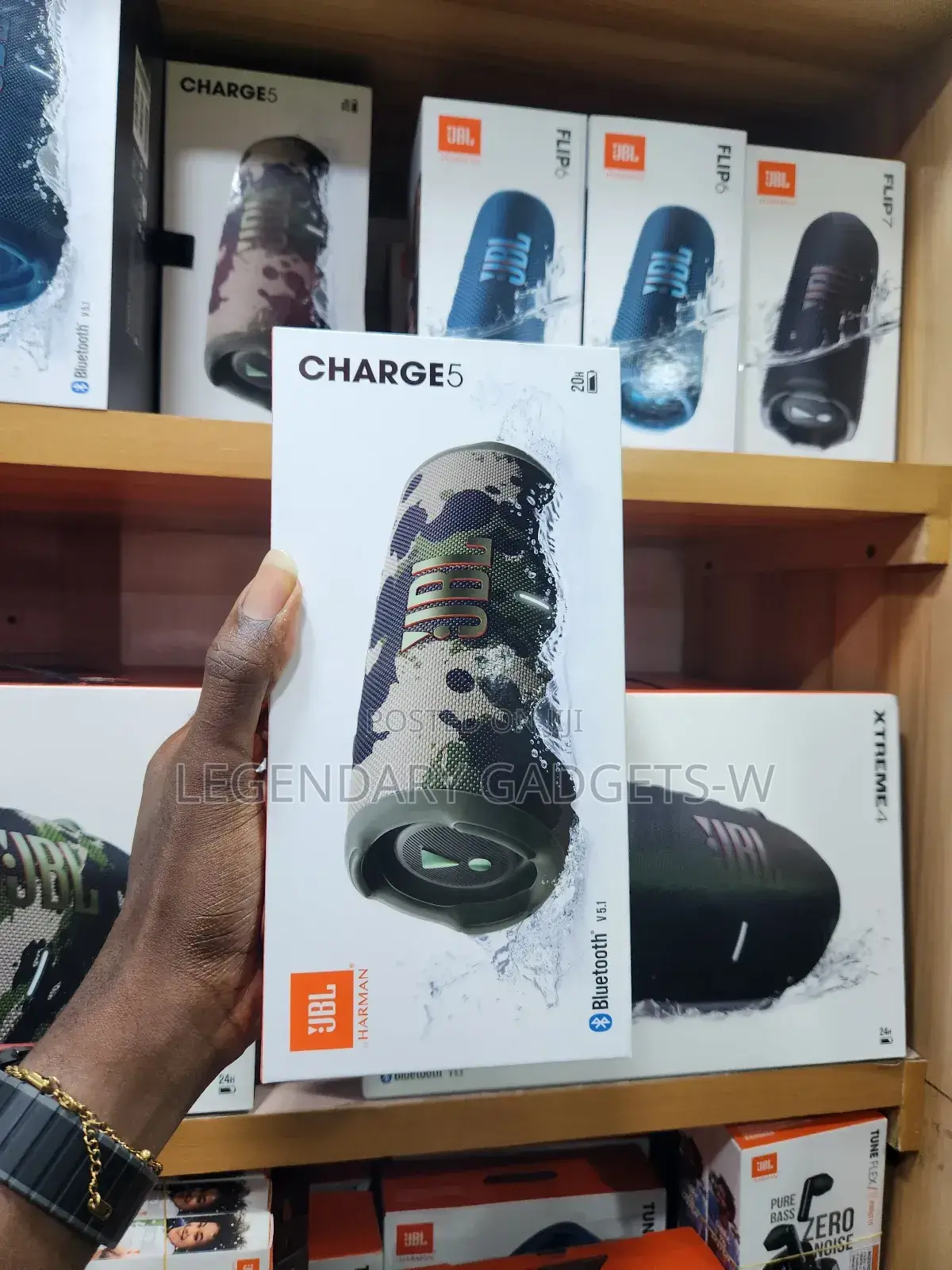 Brand New JBL Charge 5 Speaker Camo Design