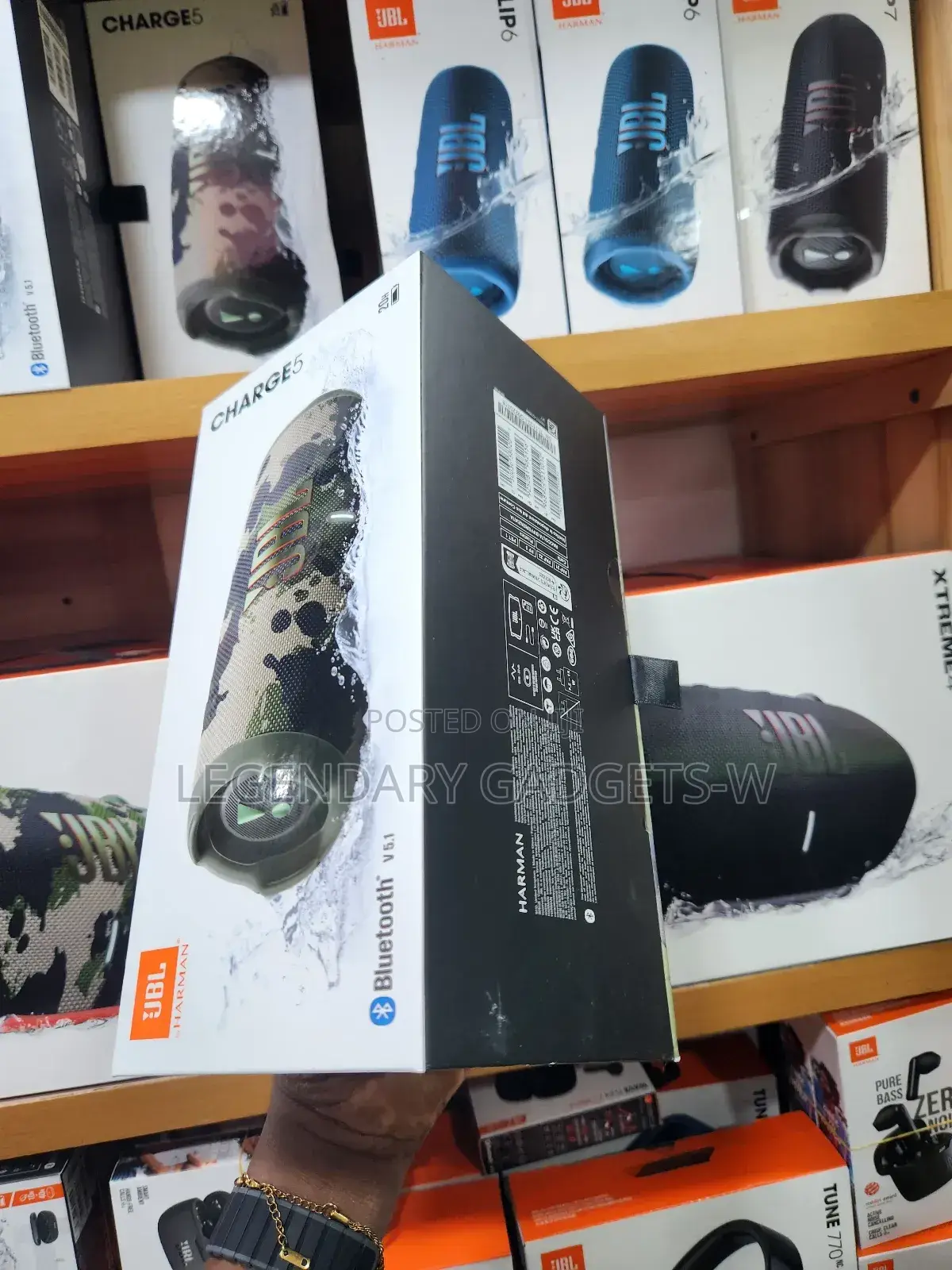 Brand New JBL Charge 5 Speaker Camo Design