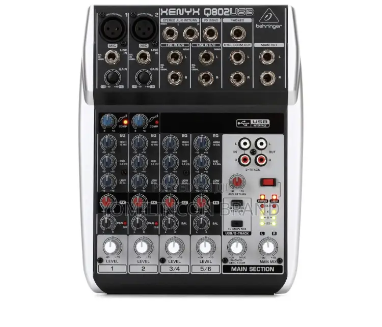 Behringer Q802usb Premium 8-Input 2-Bus Mixer