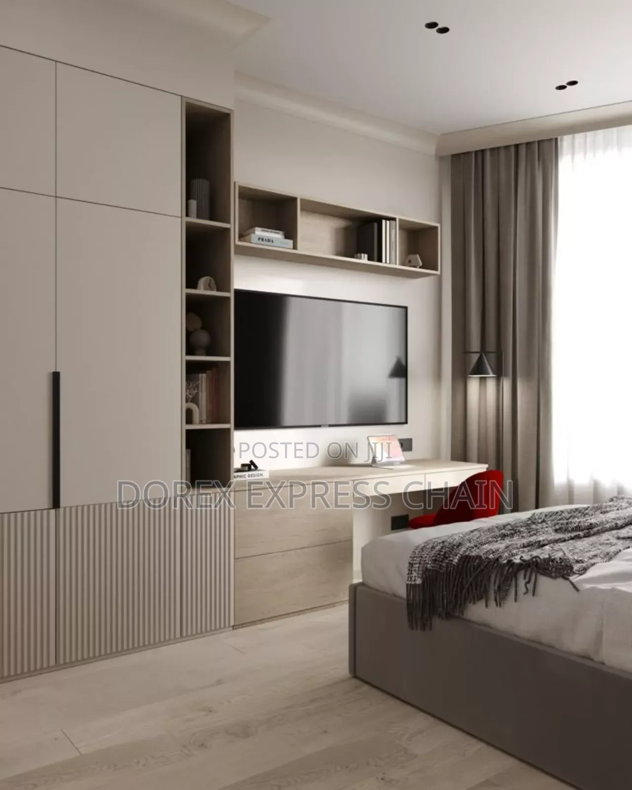 Multifunctional Wardrobe With High-end Finishing.