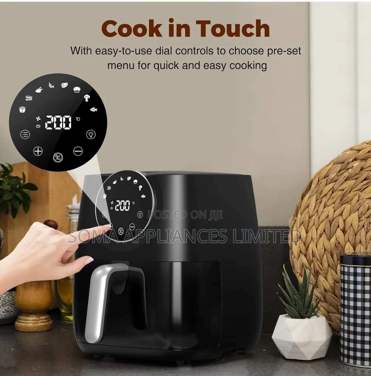 Joyami Multifunctional Vision 6l Air Fryer With See Through