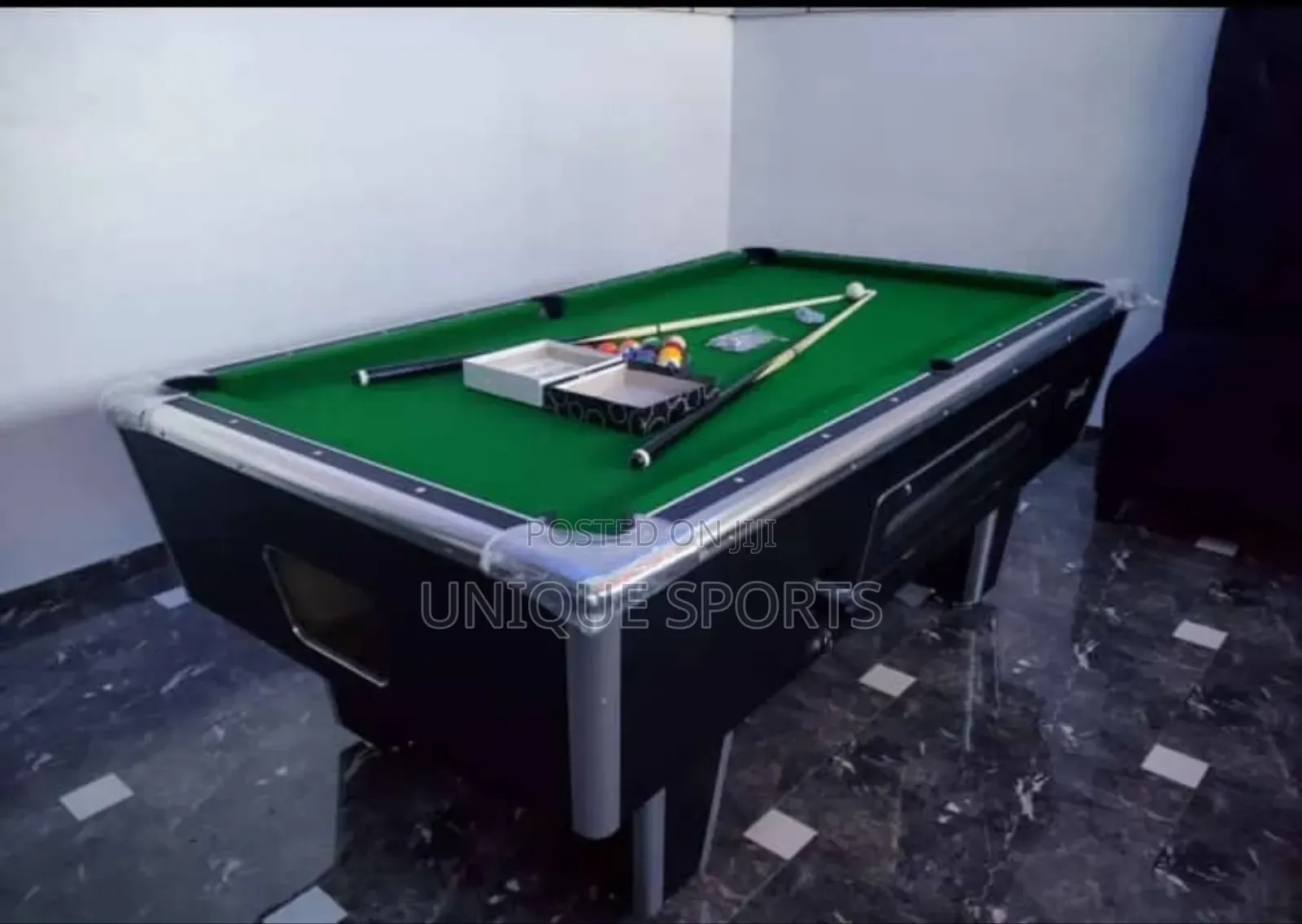 Imported 8ft Coin and Marble Top Snooker Table