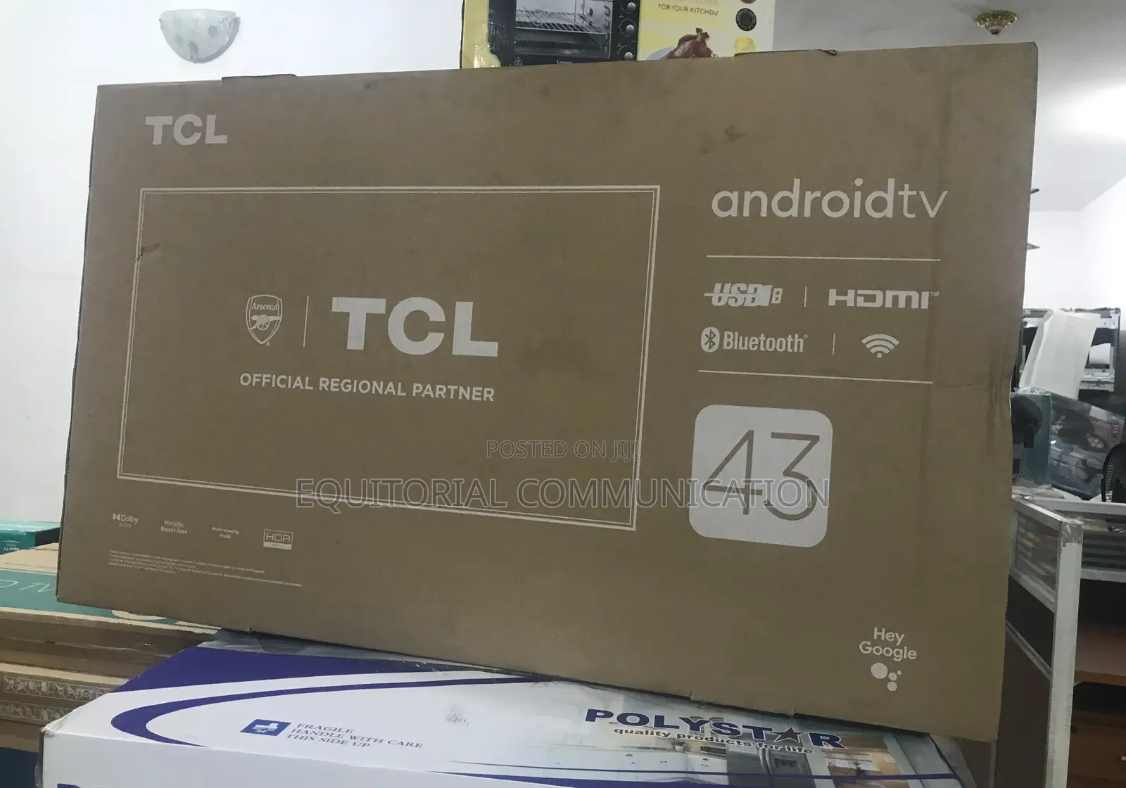 TCL 43 Inches Picture Perfect Android Led Smart Tv 43s540