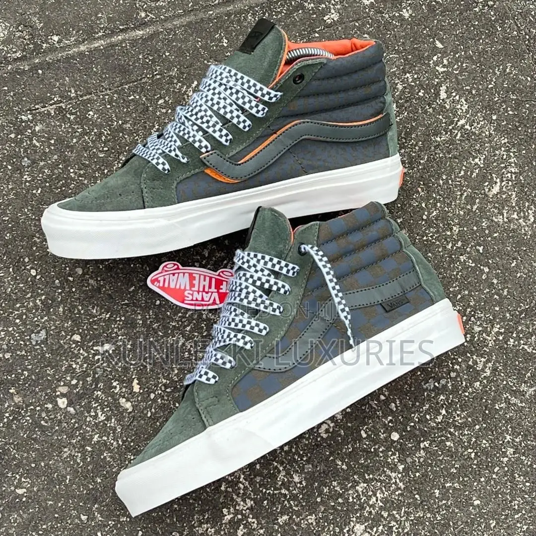 Original Vans Sk8 Hi Grey/White Sneakers