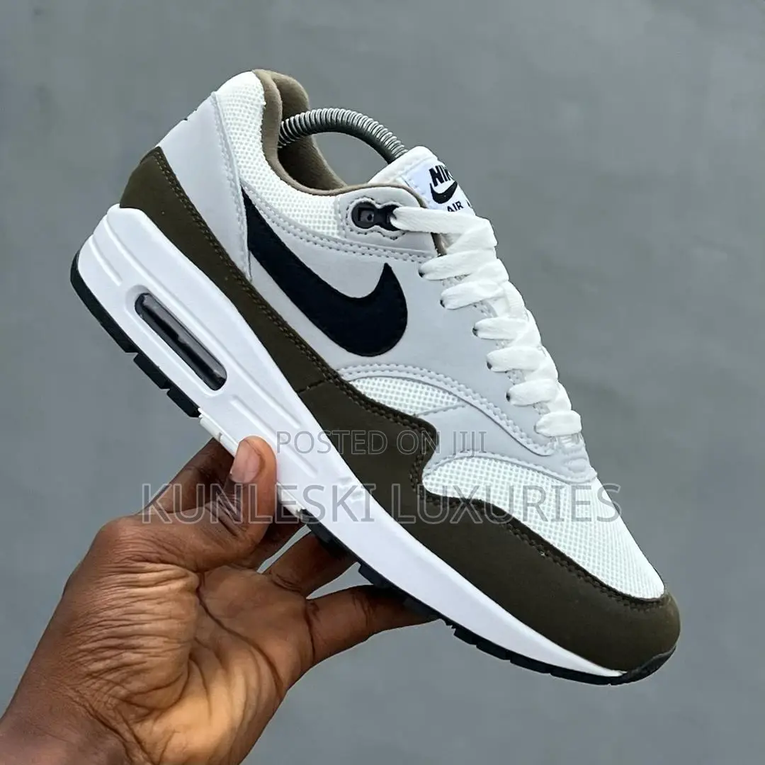 Original Nike Airmax 1 Medium Olive Sneakers