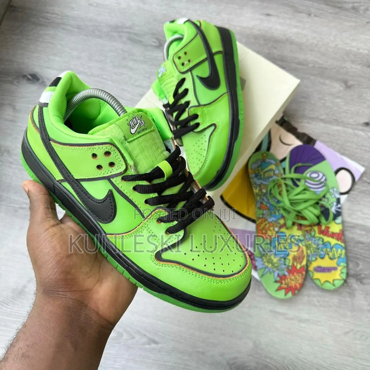Original Power Puff Girls X Nike Sb Dunk Low Pack Sneakers