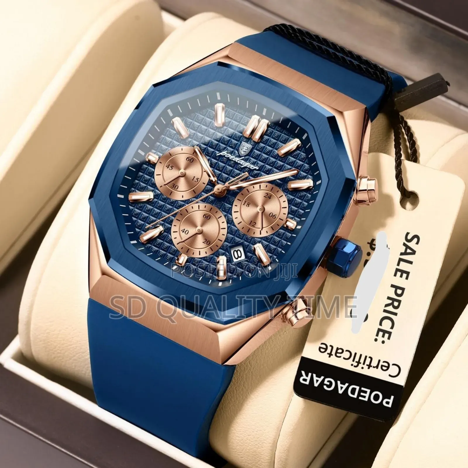 Poedagar Active Chronograph Men's Casual Watch