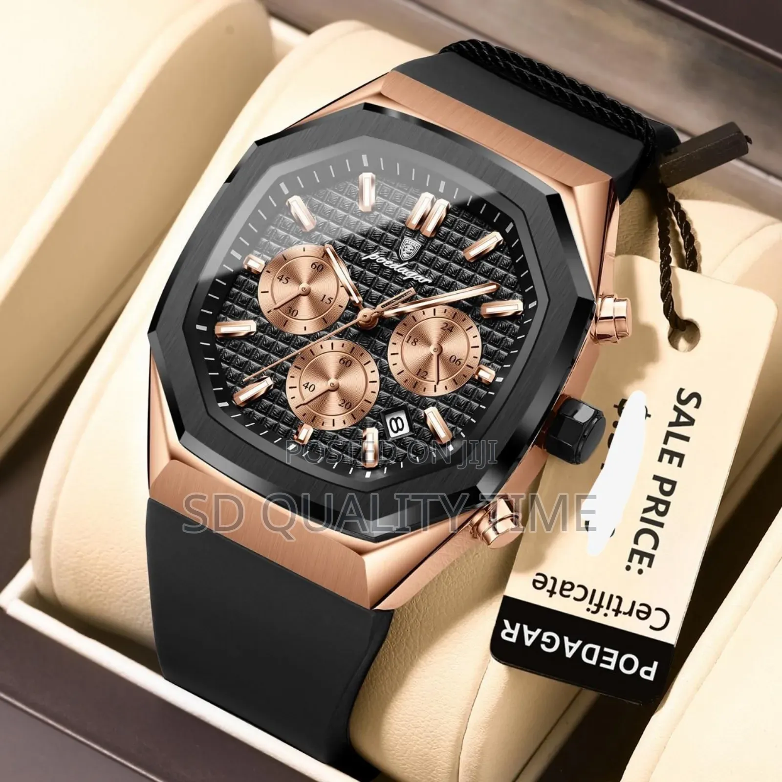 Poedagar Active Chronograph Men's Casual Watch