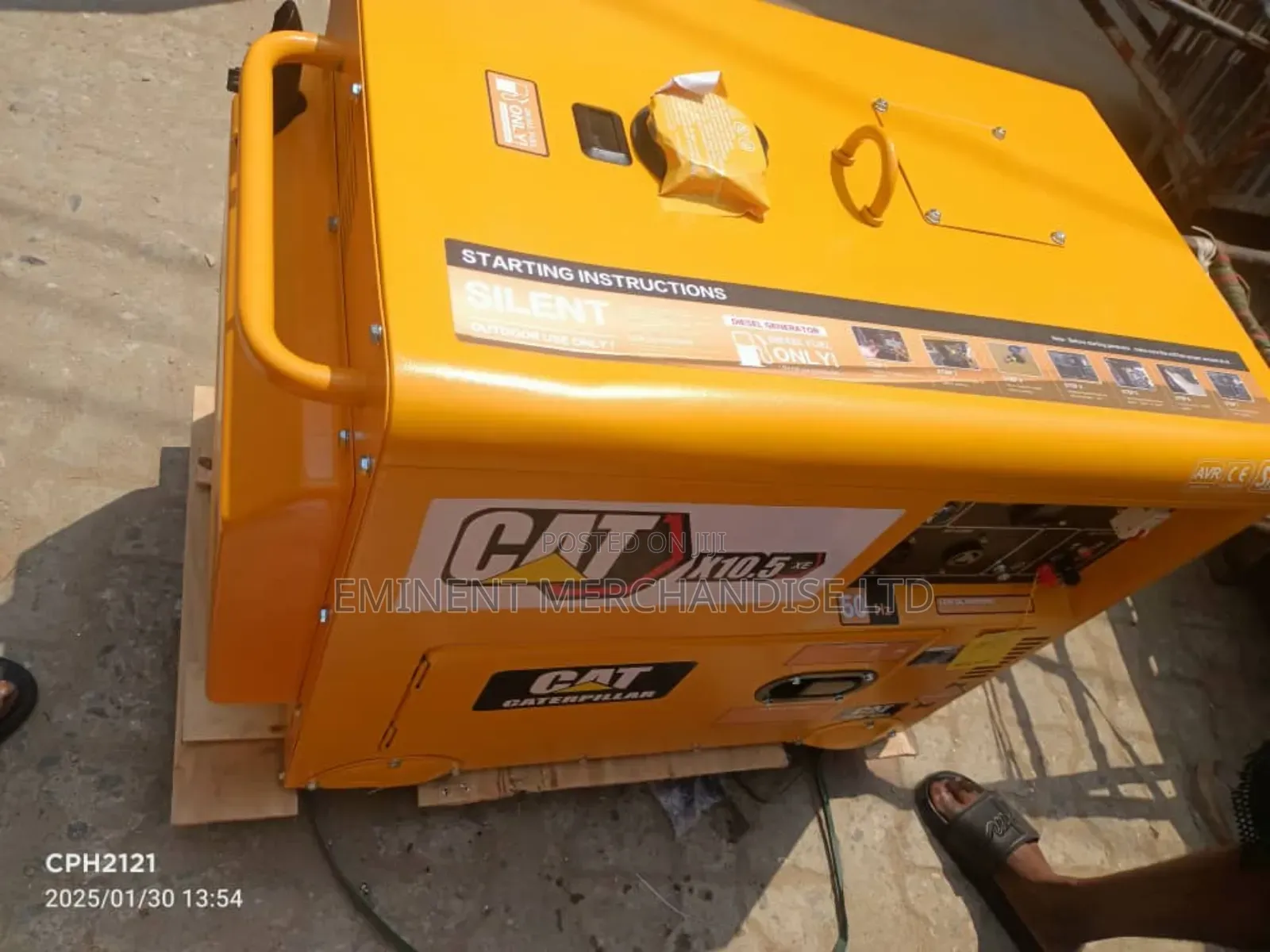 Caterpillar Soundproof 10.5kva