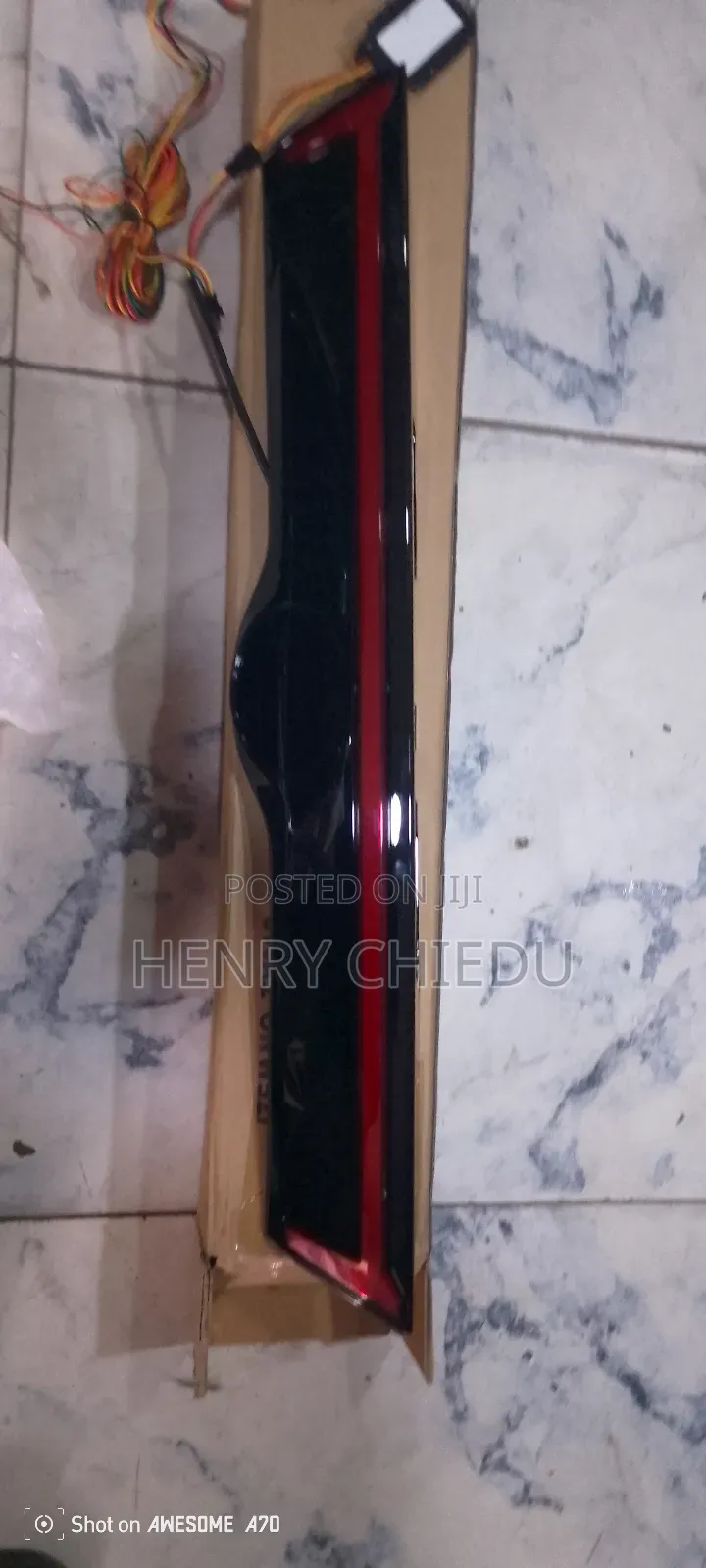 Toyota Highlander Boot Chrome Led 2015-2020