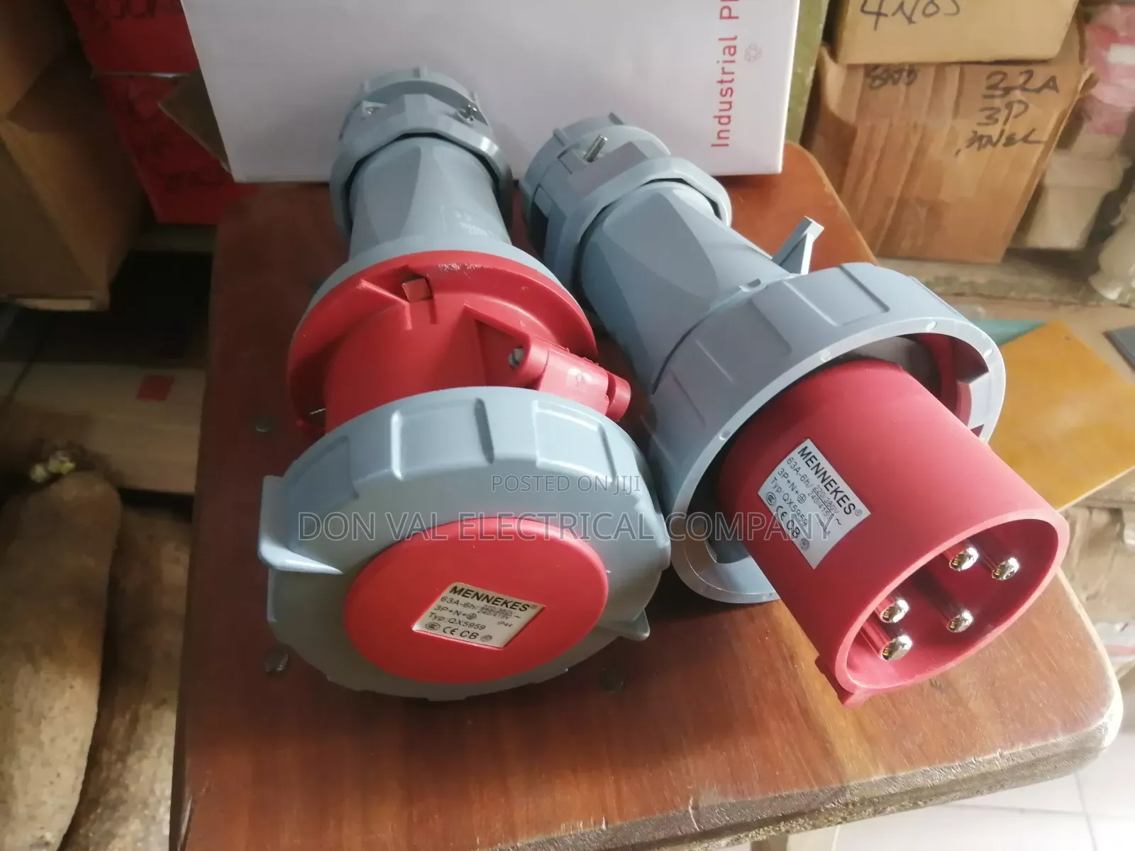 Mennekes Industrial Sockets 63ampx5pin