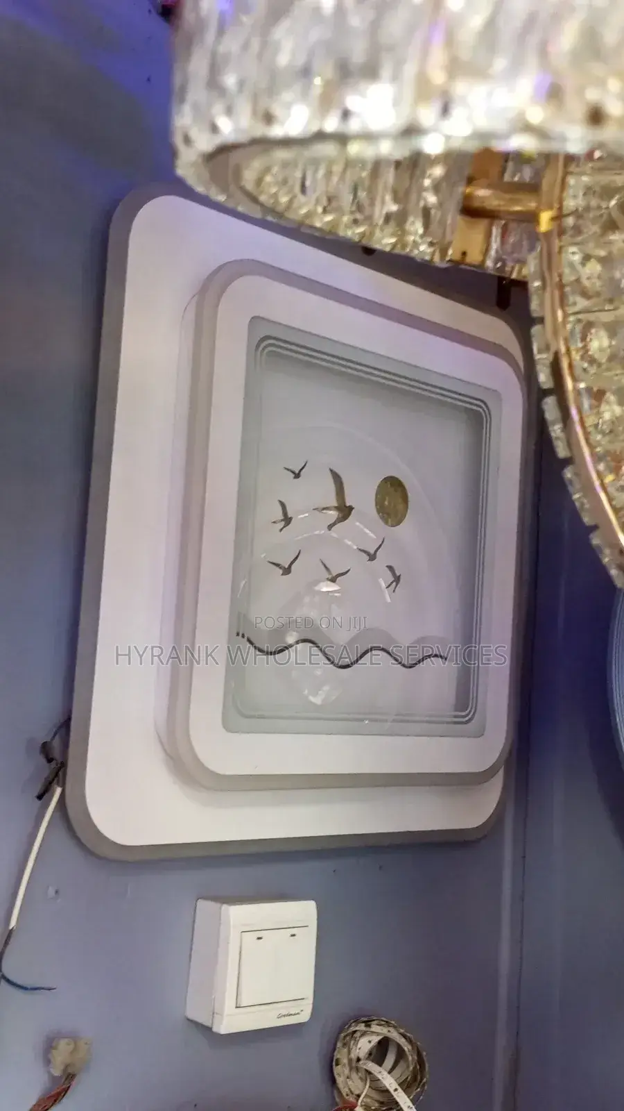 Ceiling Flush Chandelier With Speaker