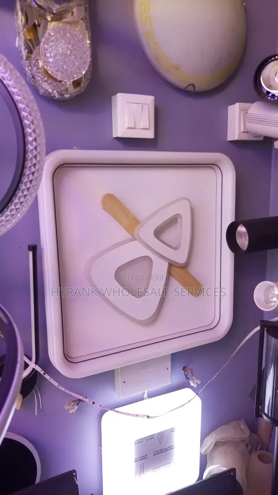 Ceiling Flush Chandelier With Speaker
