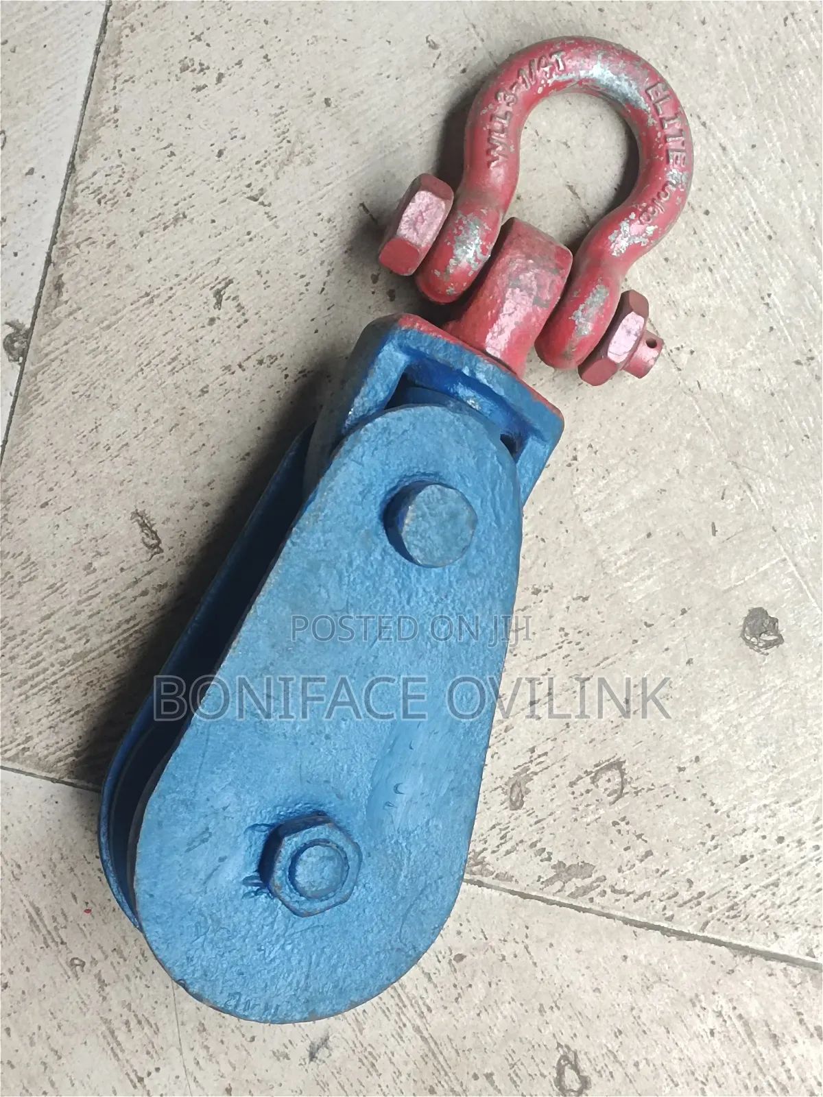 4ton Heavy Duty Snatch Block With Shackle ( All Sizes Avail
