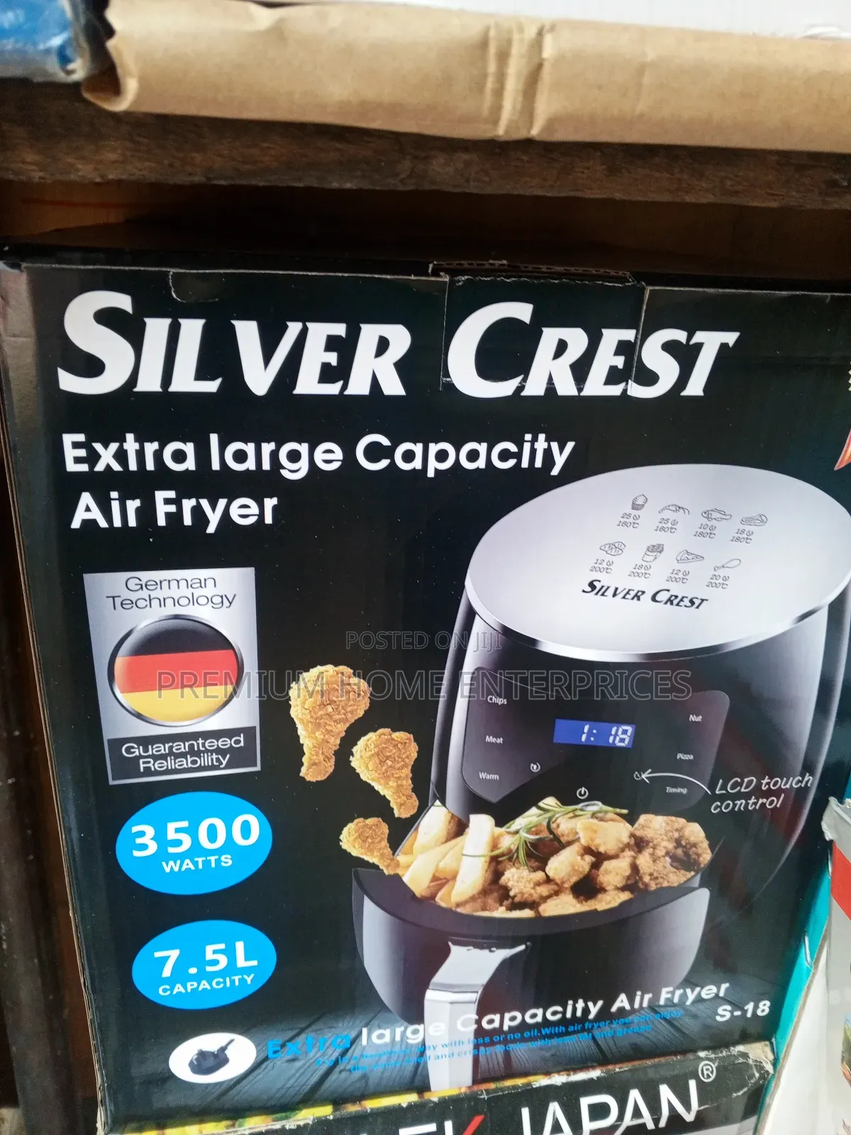 Silver Crest Air Fryer 7.5 Liters