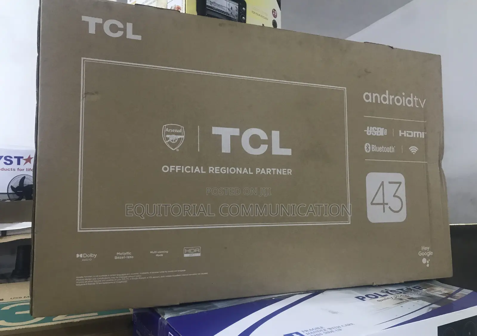 TCL 43 Inches Android Led Smart Tv With Superior Visuals