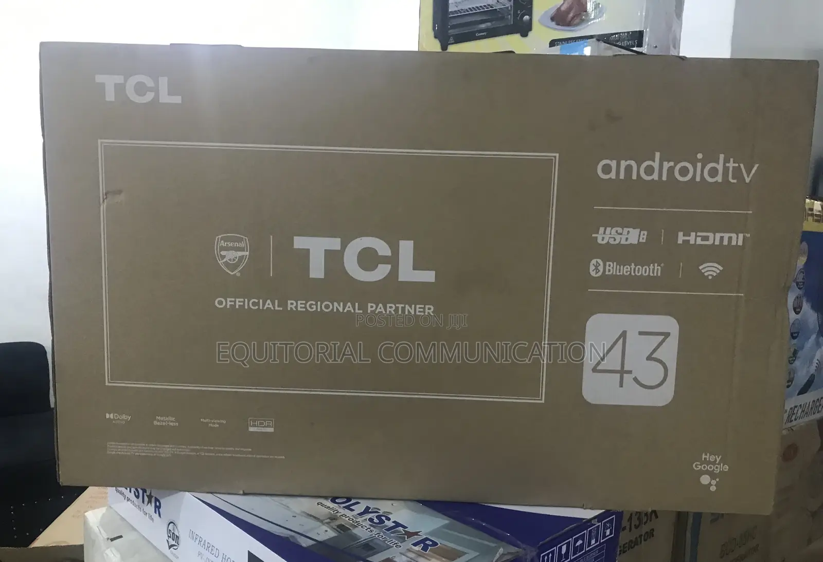 TCL 43 Inches Android Led Smart Tv With Superior Visuals