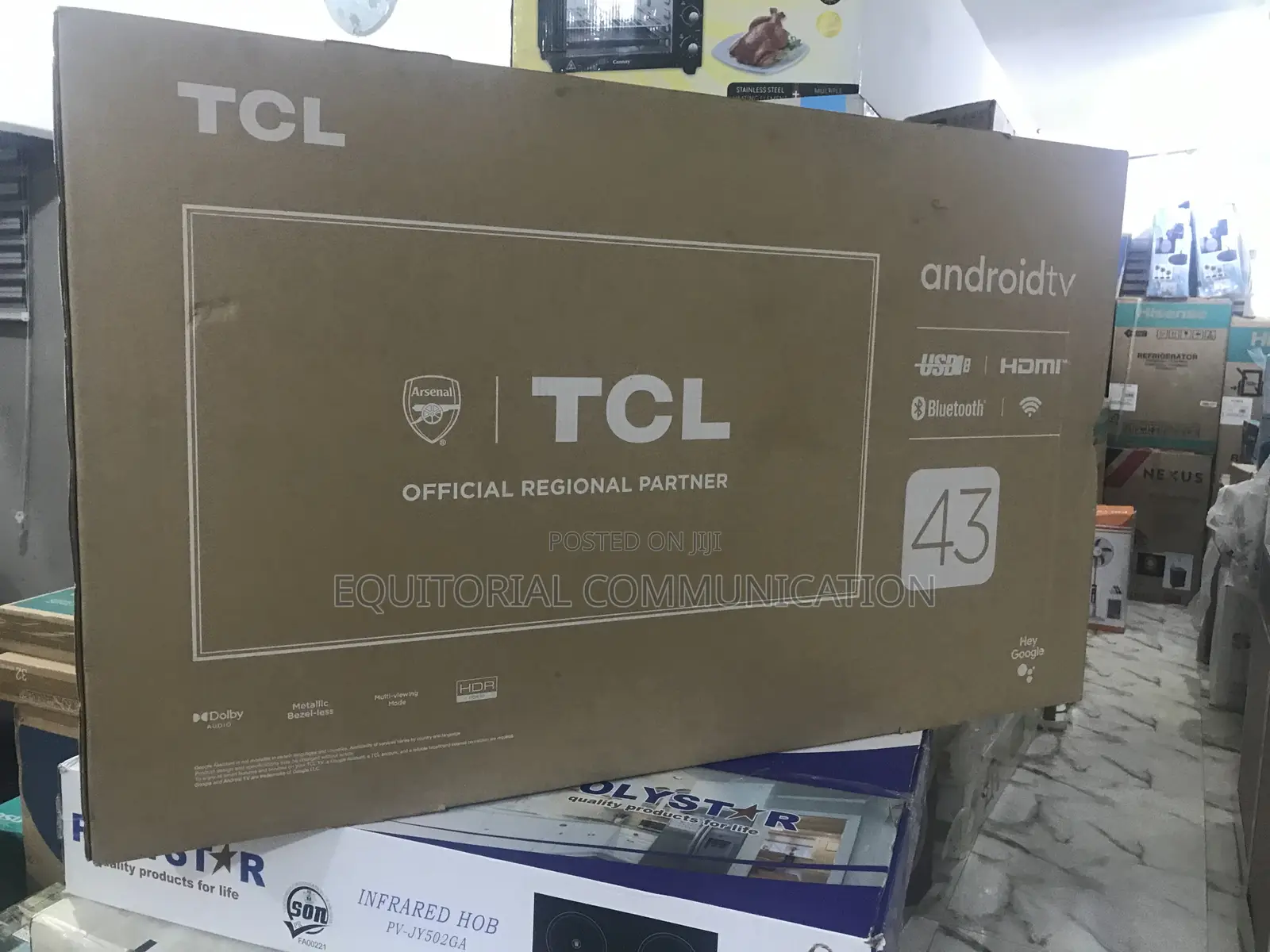 TCL 43 Inches Picture Perfect Android Led Smart Tv 43s5400