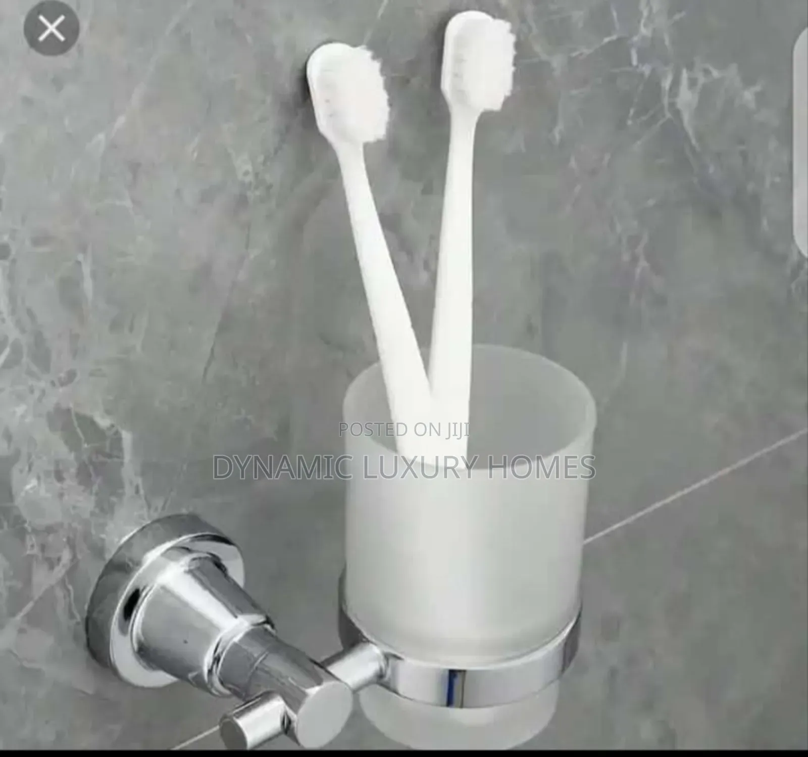 Original Glass Toothbrush Holder