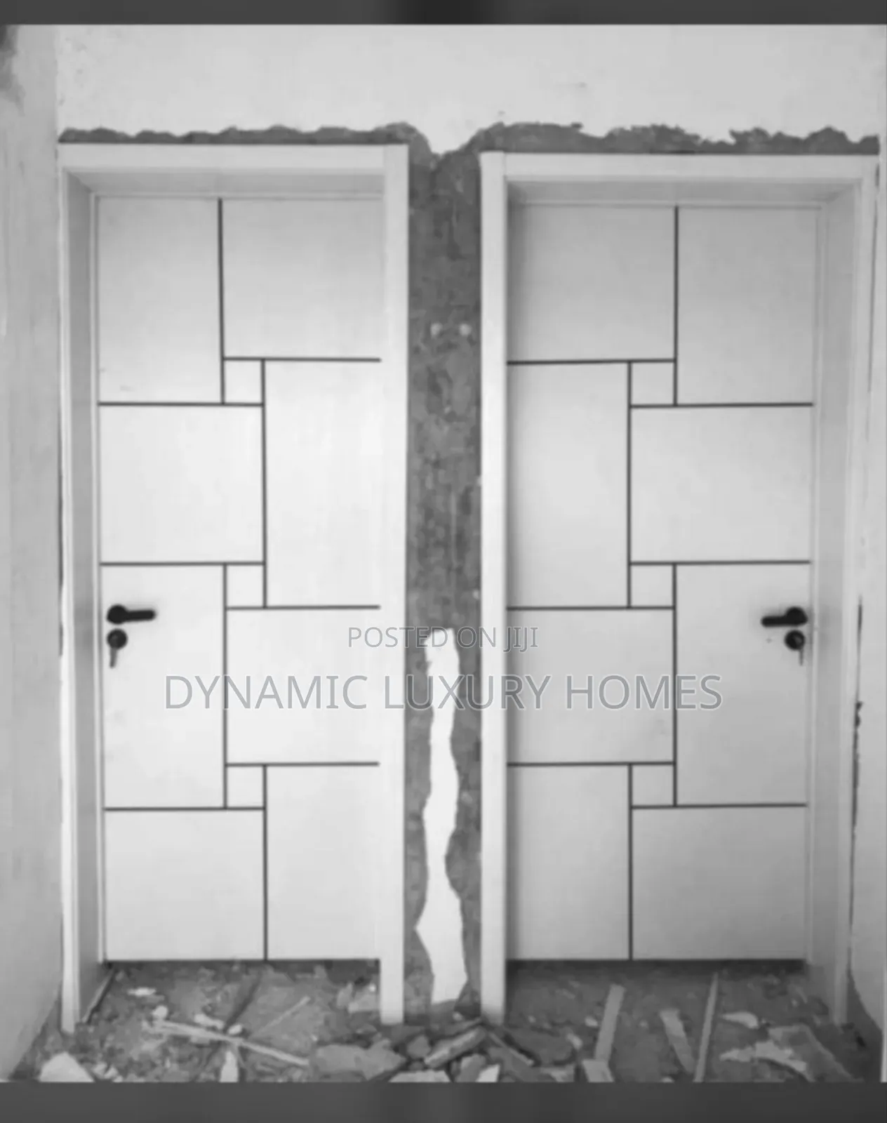 Quality HDF Made in Turkey White Wooden Turkey Door