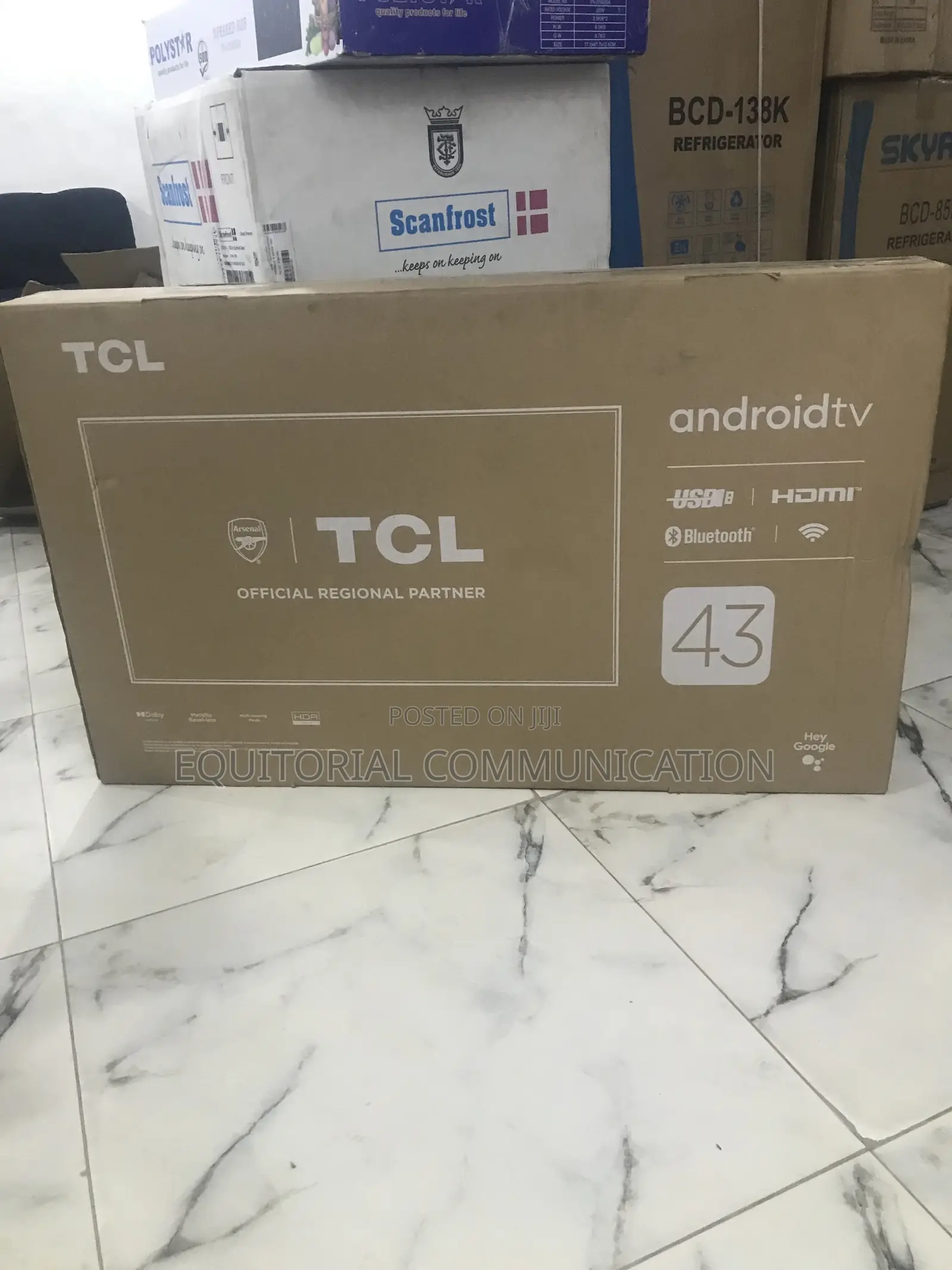 TCL 43 Inches Advanced Android Led Smart Tv 43s5400