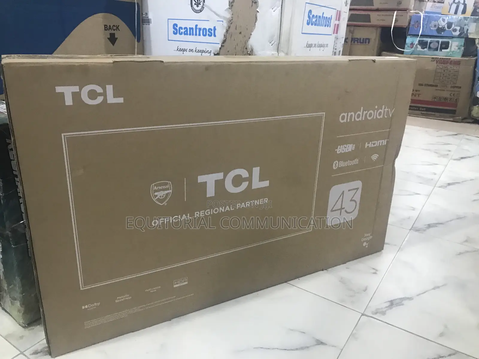 TCL 43 Inches High Contrast Ratio Android Led Tv 43s5400