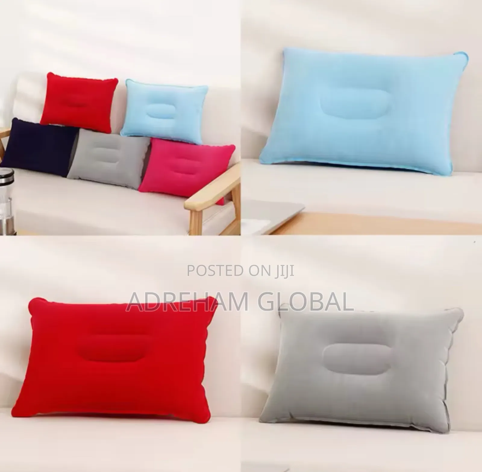 1pc Inflatable Soft Spa Neck Pillow/Cushion Pillow