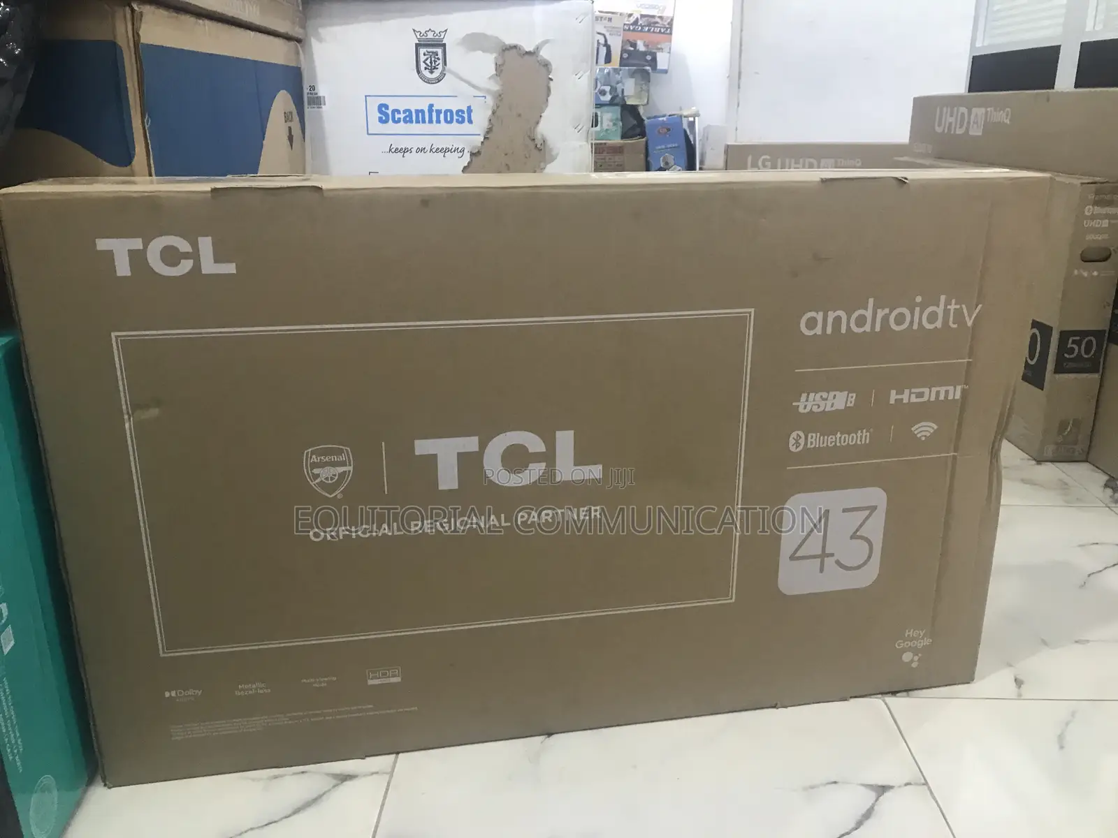 TCL 43 Inches Radiant Android Led Tv 43s5400