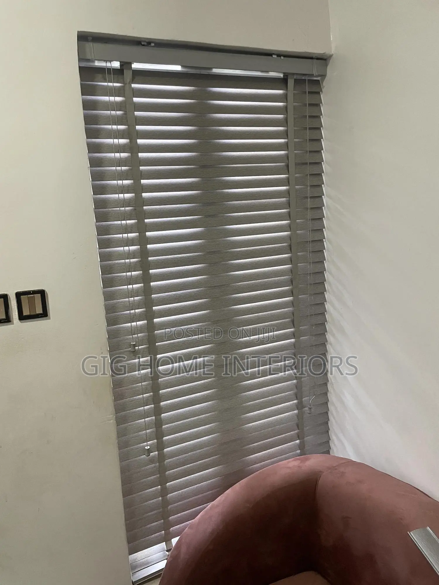 Silver Wooden Blinds