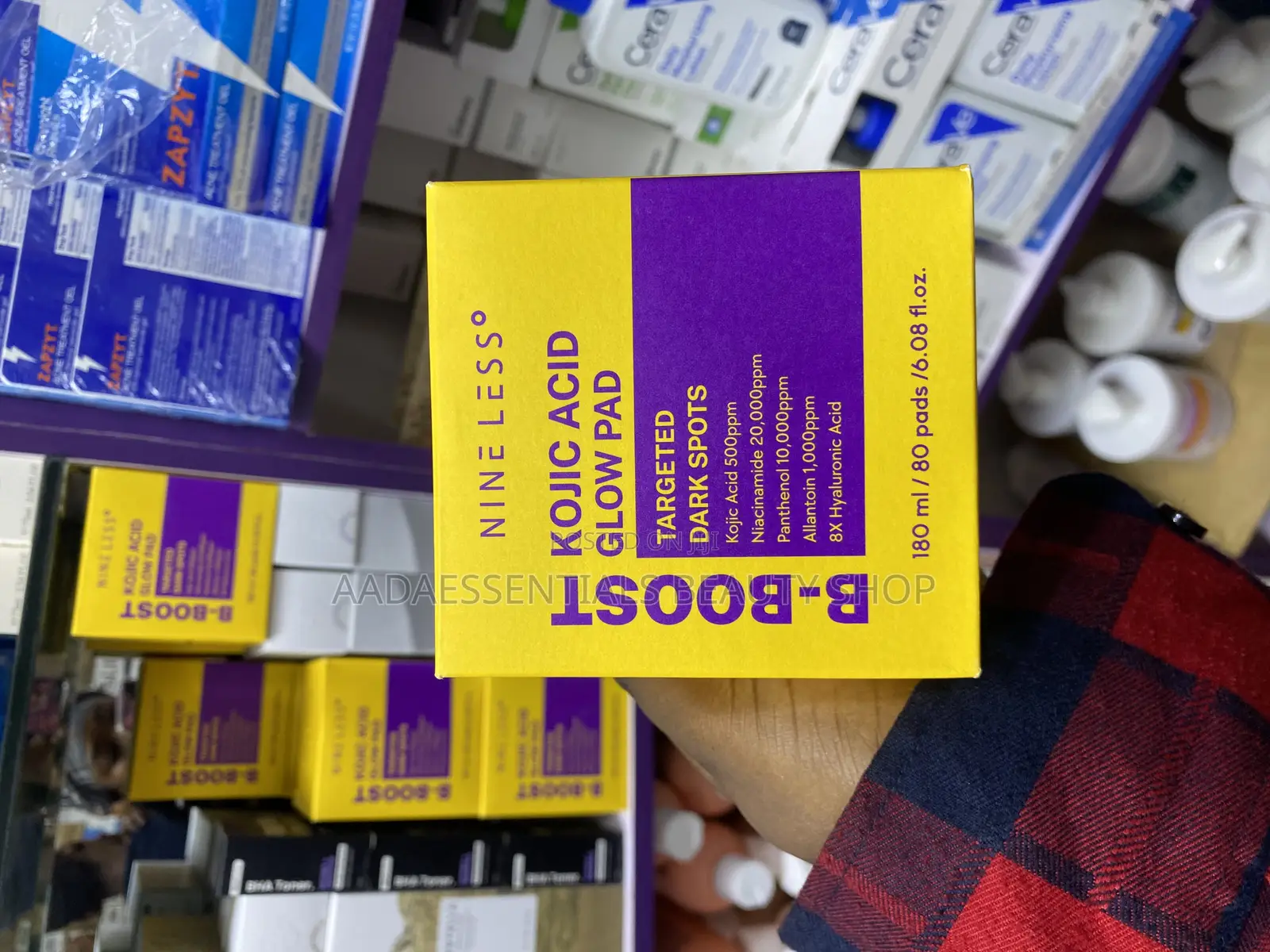 Nineless B-Boost Kojic Acid Glow Toner Pad 80pads