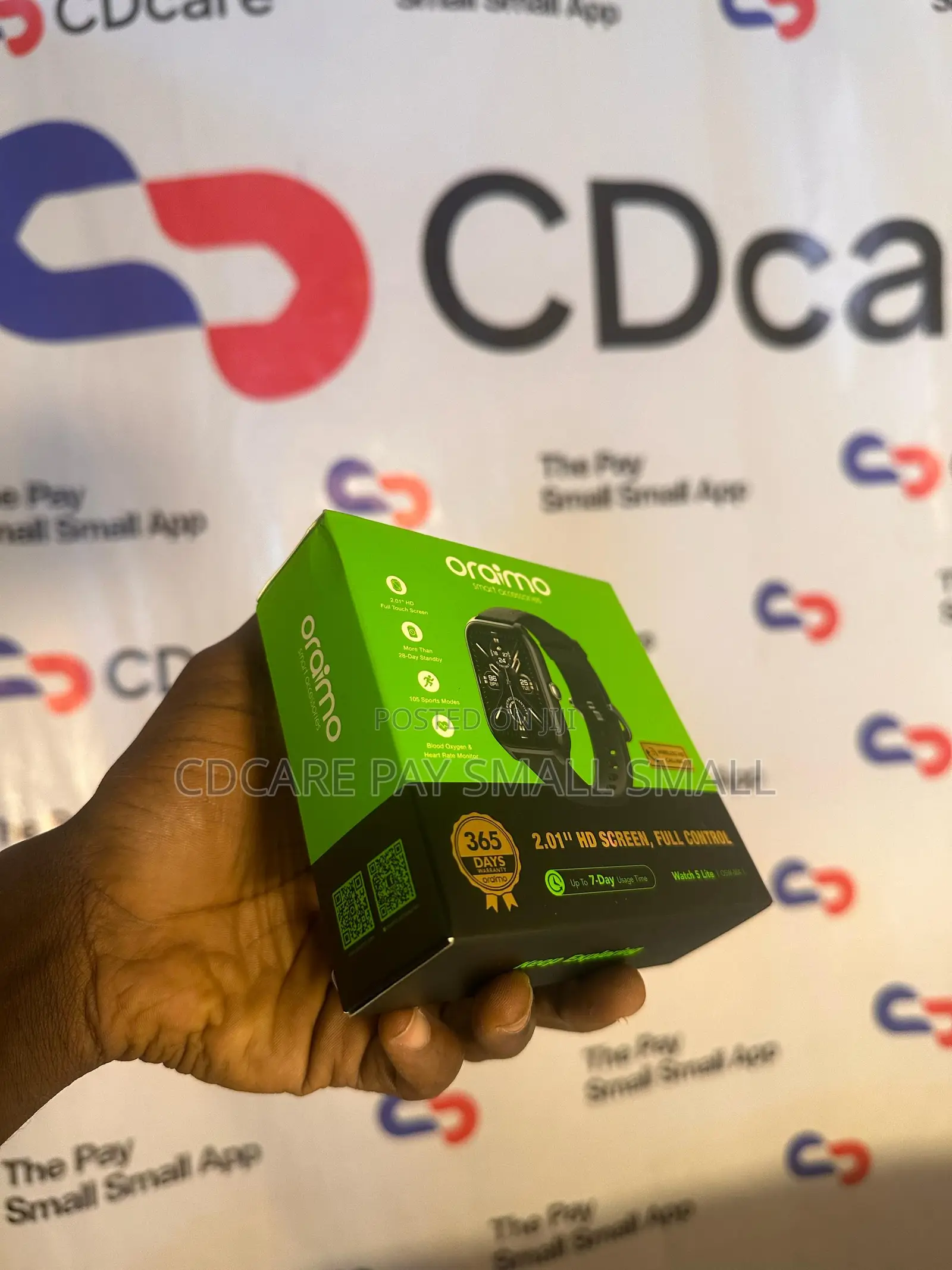 Pay Small Small Oraimo Watch 5 Lite on Cdcare.App