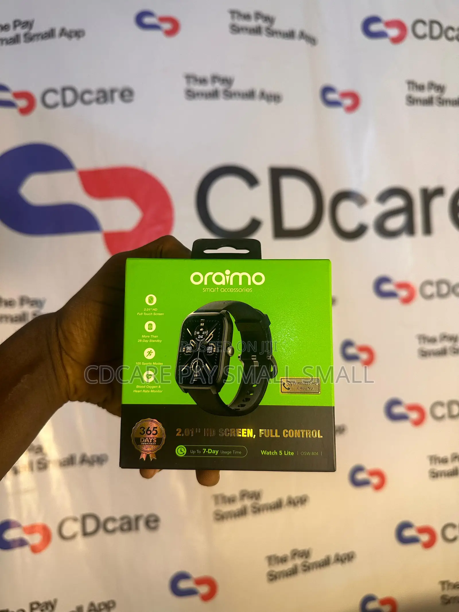 Pay Small Small Oraimo Watch 5 Lite on Cdcare.App