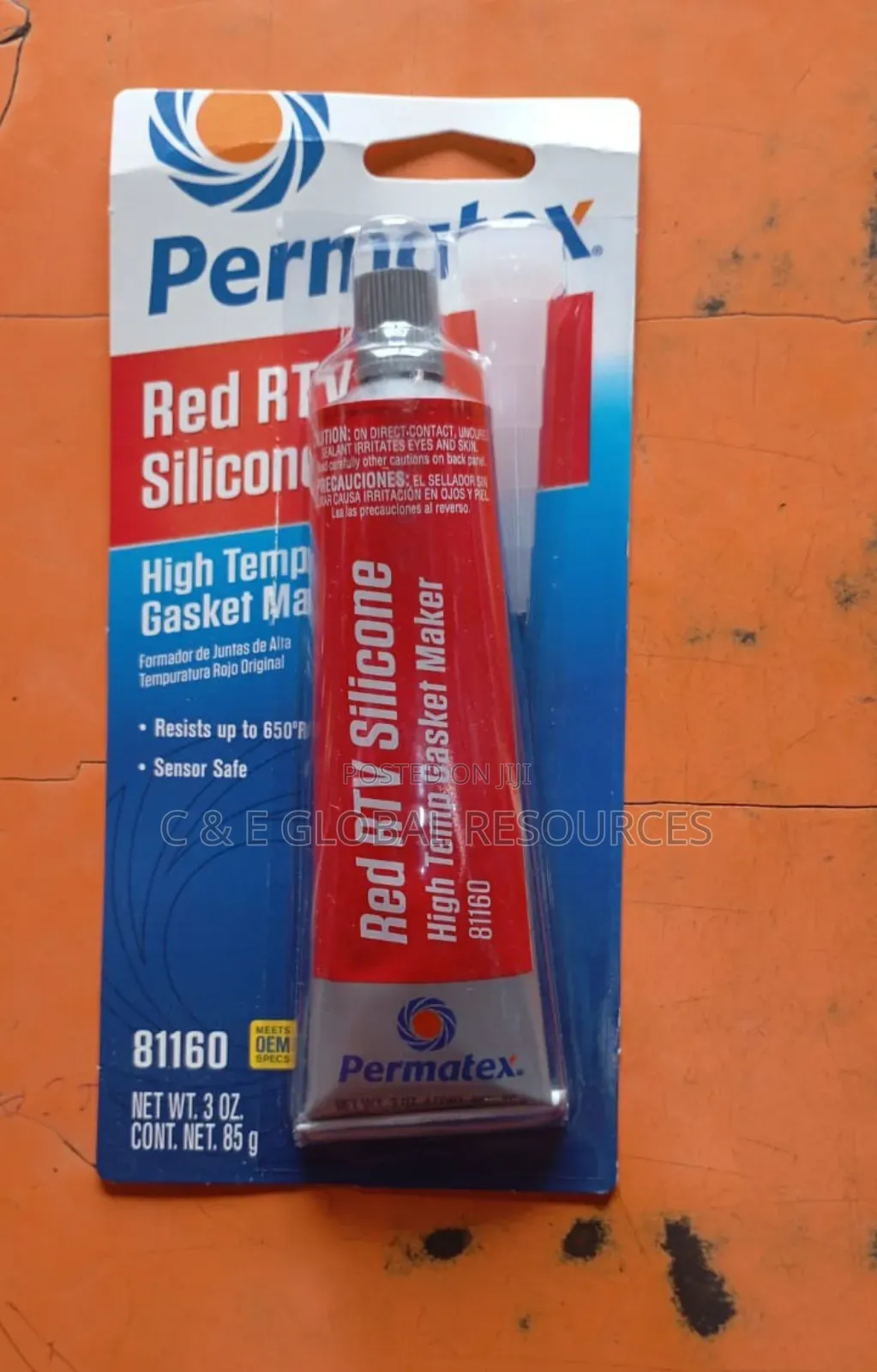 Permatex Red RTV Silicone Sealant