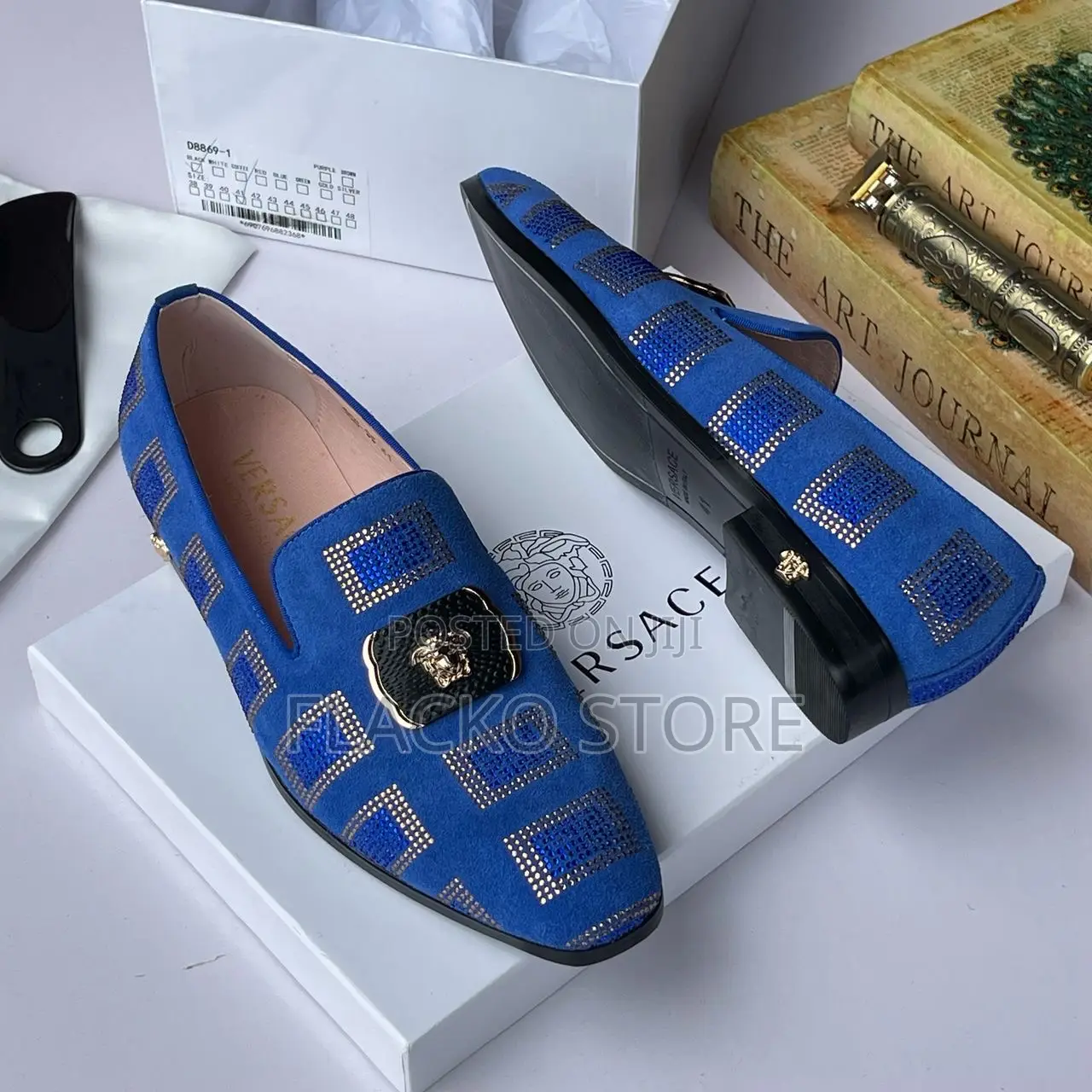 Original Versace Casual Loafers Shoes