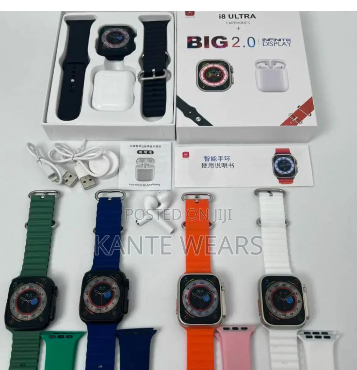 Big 2 Ultra Smart Watch With War Pod