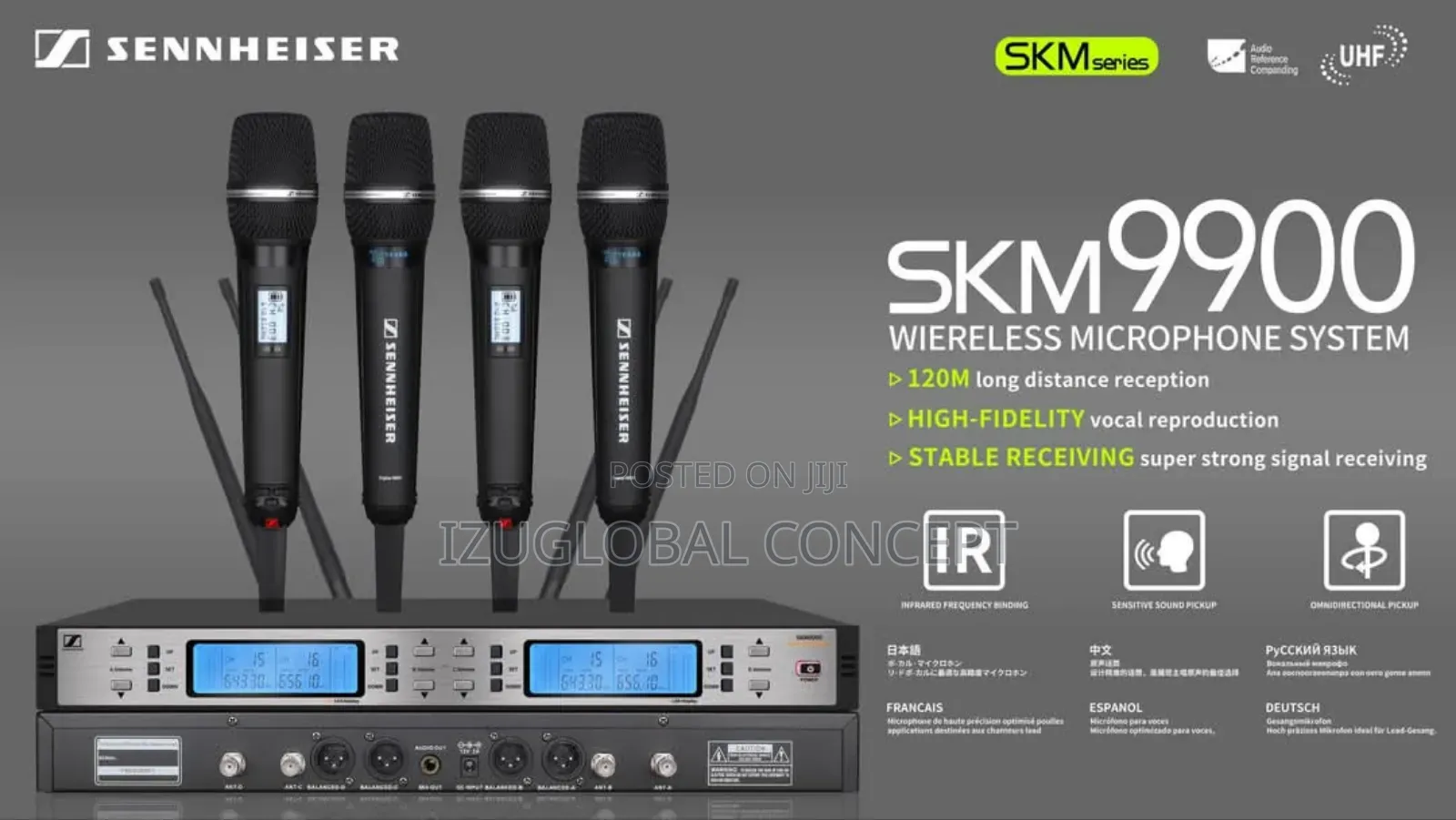 Sennhieser Skm9900 4in1 Digital Wireless Microphone