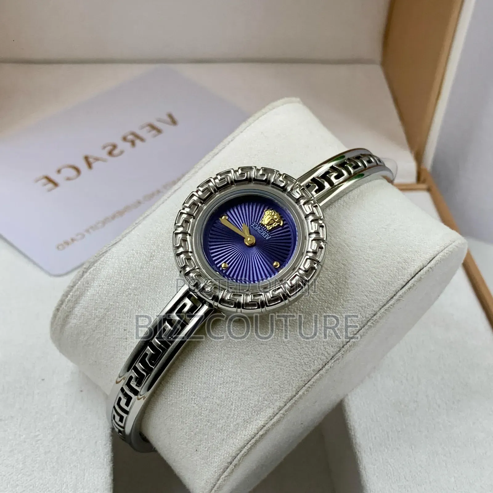 Original Versace Silver Stainless Steel Watch in Store