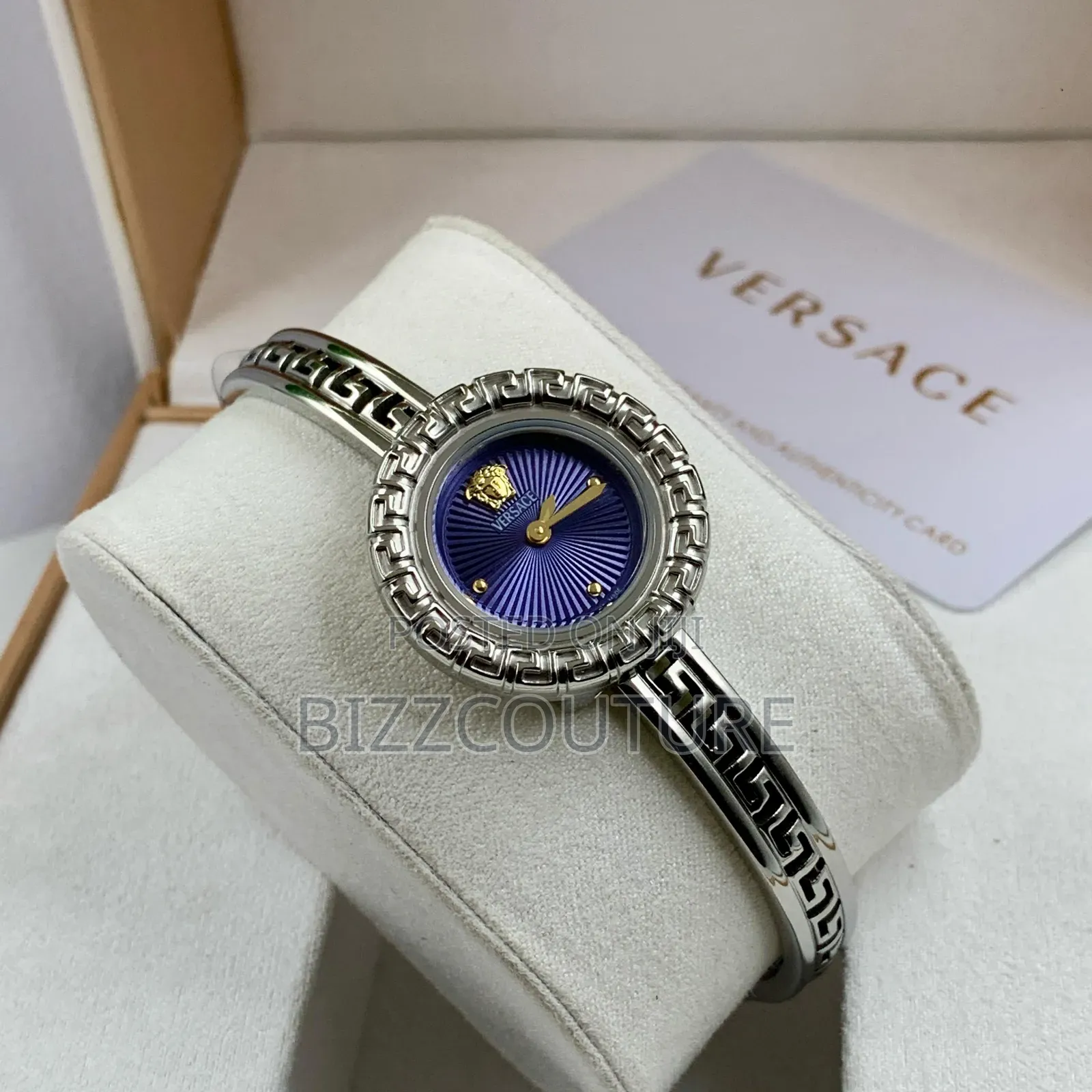 Original Versace Silver Stainless Steel Watch in Store