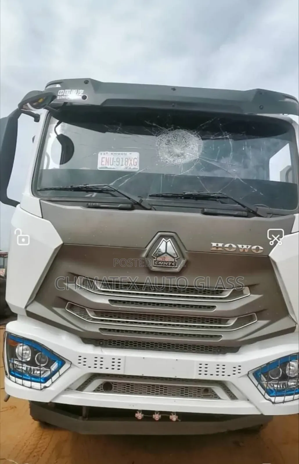 Howo Truck Windscreen Glass Available We Deliver