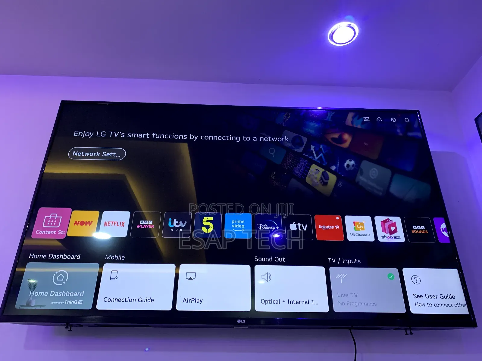 Lg Thinq Ai 4kuhd 55inches