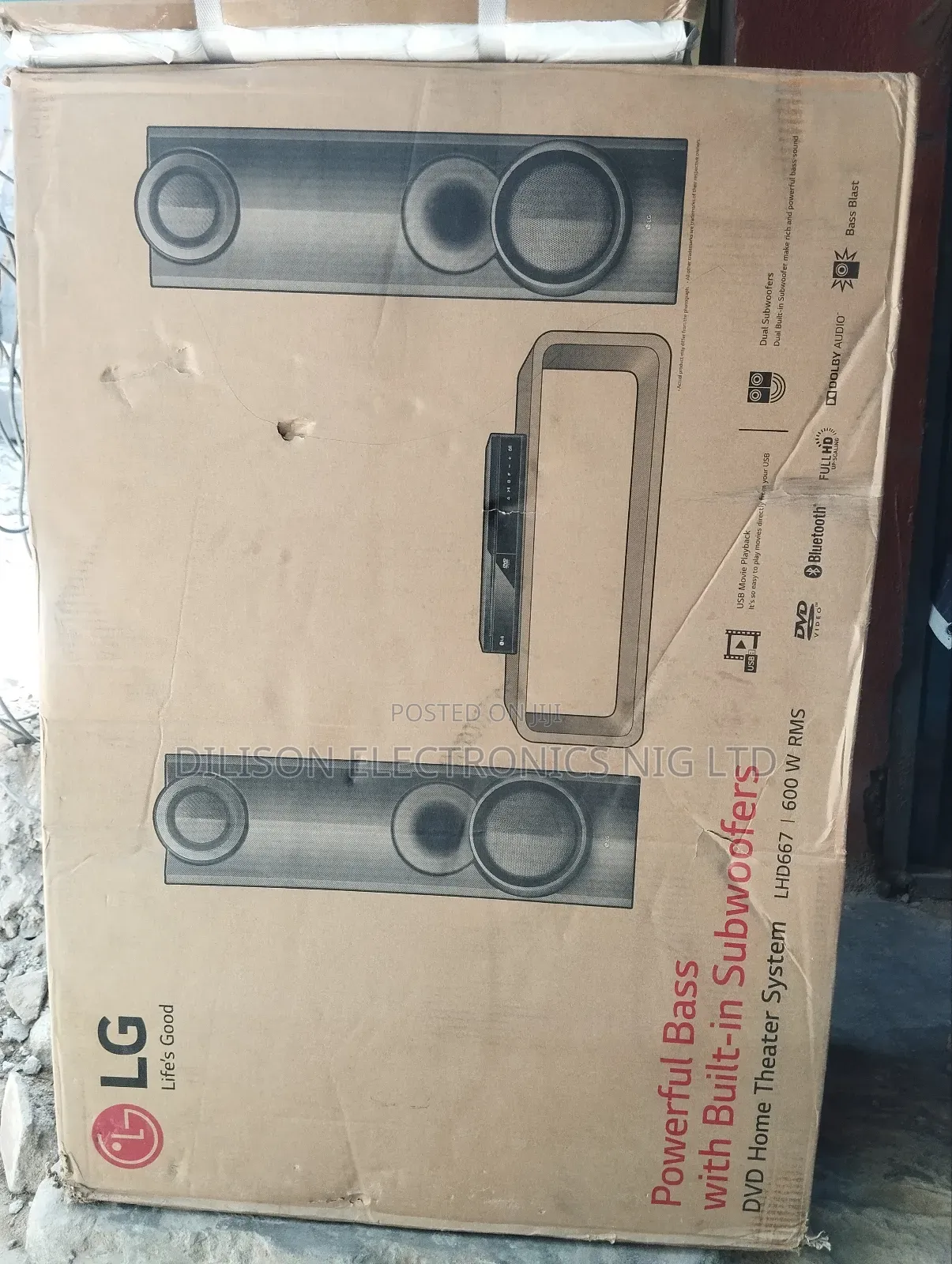 X Boom Lg Home Theatre System 600waati
